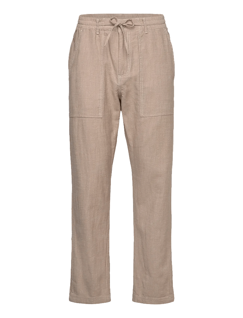 Anerkjendt - AKJAN TWILL CONTRAST PANTS - linased püksid - incense - 0