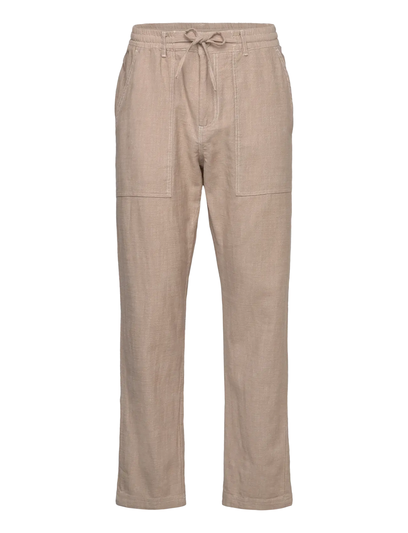 Anerkjendt AKJAN TWILL CONTRAST PANTS - Tøj - INCENSE / beige