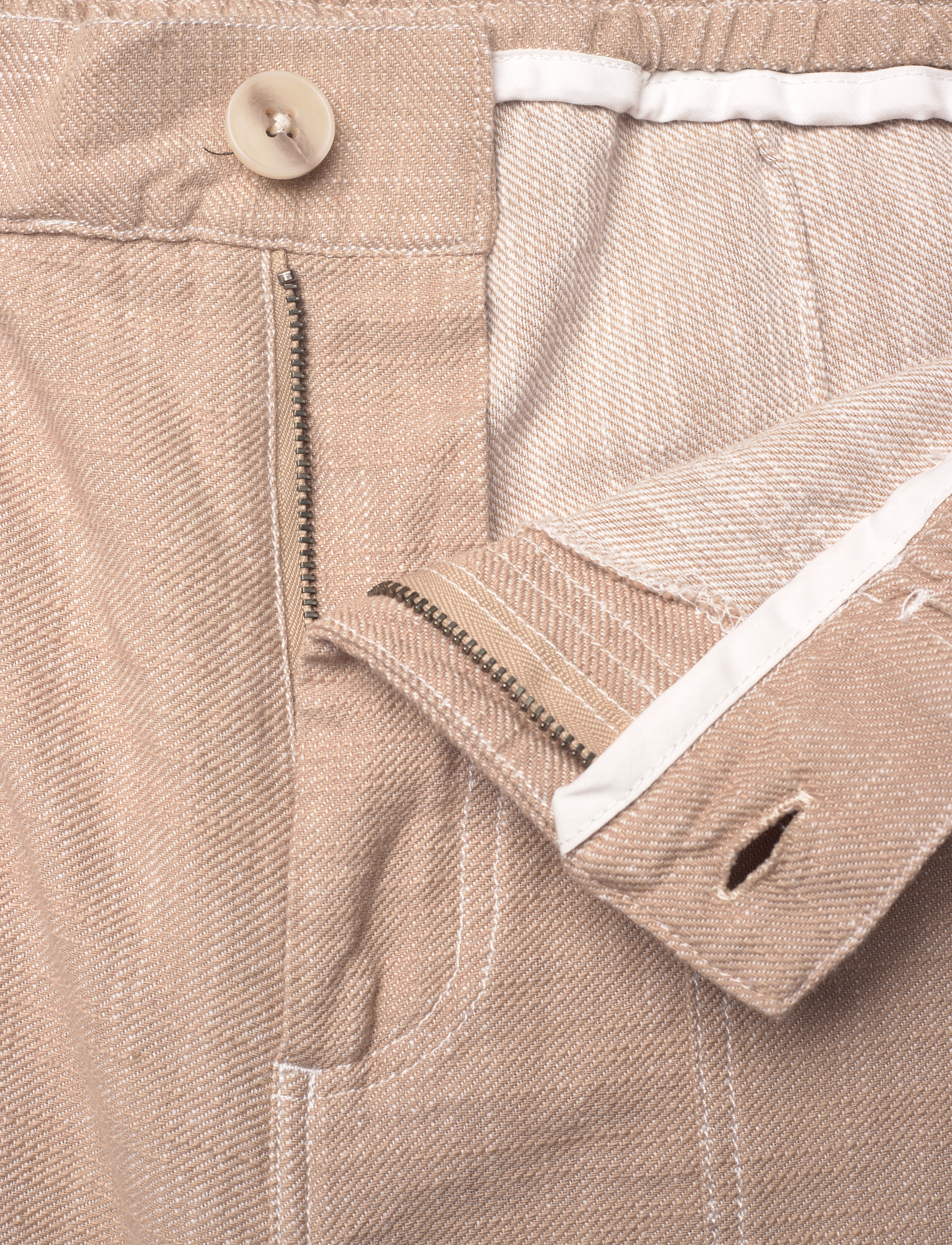 Anerkjendt - AKJAN TWILL CONTRAST PANTS - pantalons en lin - incense - 3