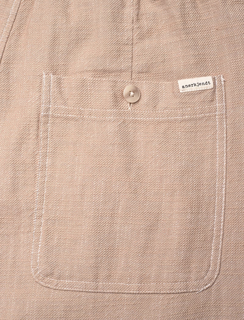 Anerkjendt - AKJAN TWILL CONTRAST PANTS - linased püksid - incense - 4