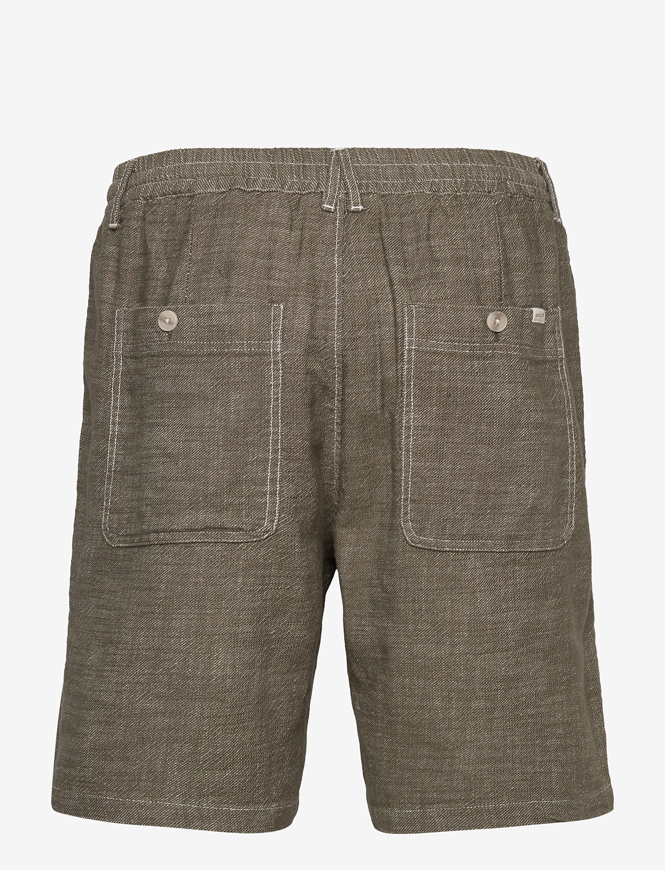 Anerkjendt - AKJAN TWILL CONTRAST SHORTS - casual shorts - deep lichen green - 1