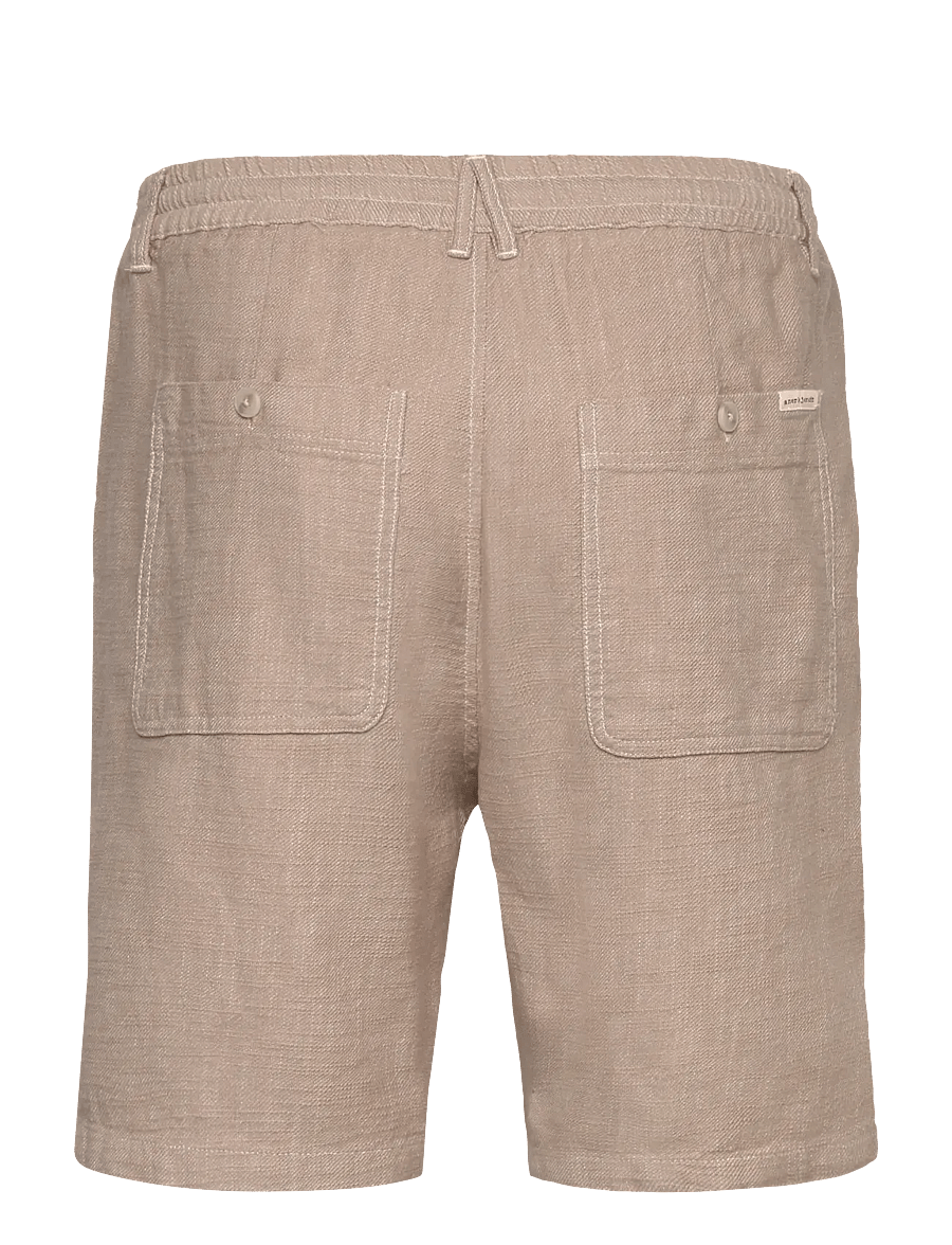Anerkjendt - AKJAN TWILL CONTRAST SHORTS - linased lühikesed püksid - incense - 1