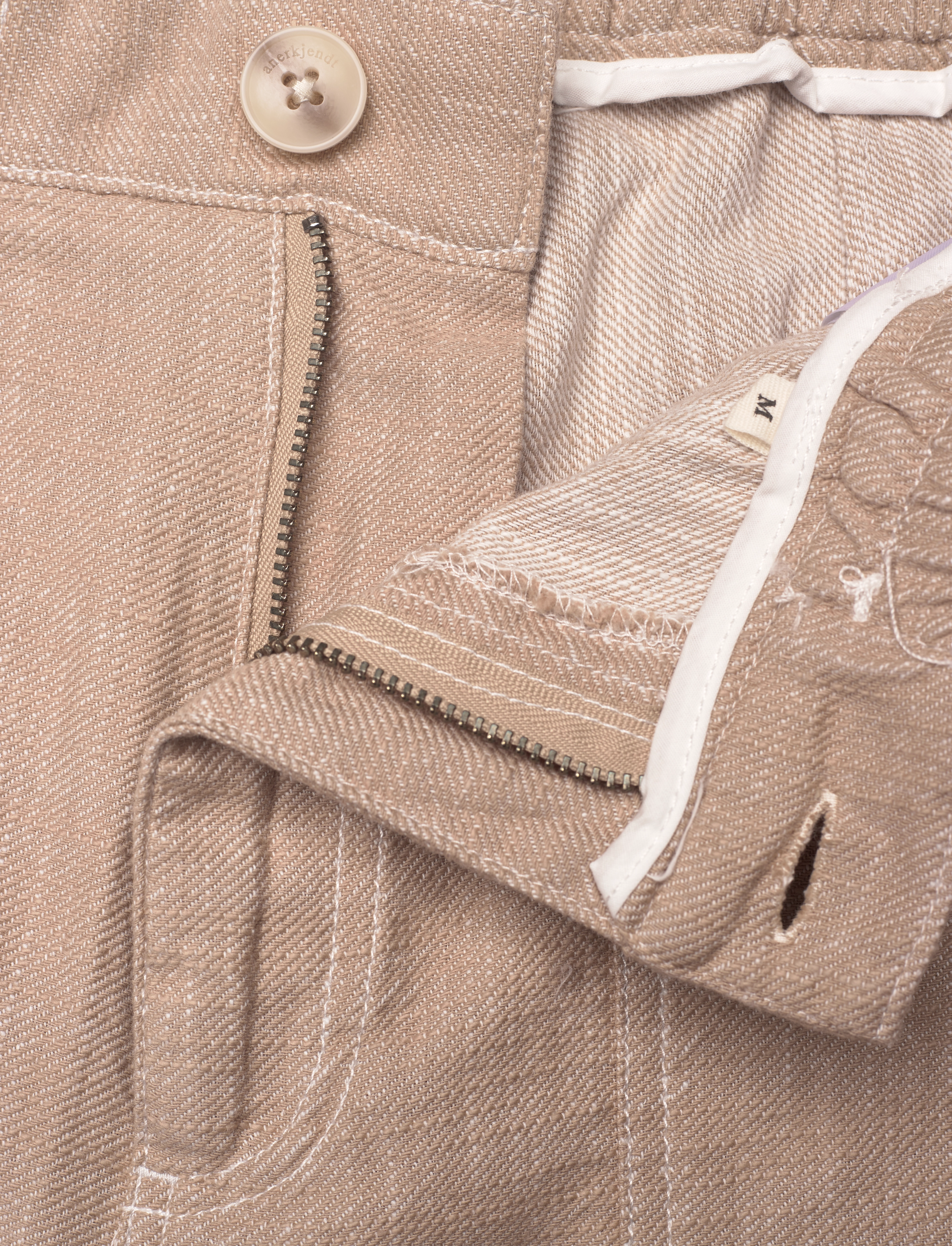 Anerkjendt - AKJAN TWILL CONTRAST SHORTS - leinen-shorts - incense - 3