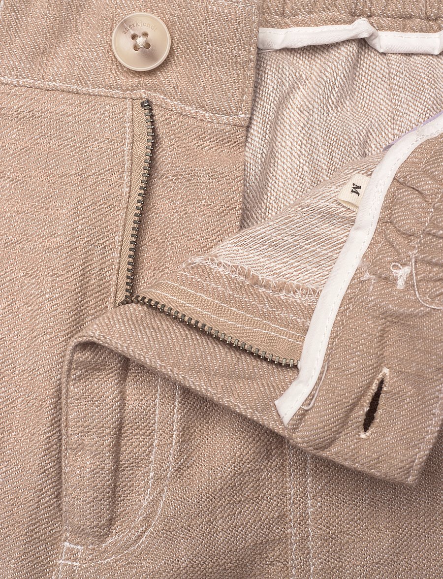 Anerkjendt - AKJAN TWILL CONTRAST SHORTS - linased lühikesed püksid - incense - 3