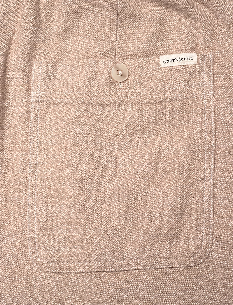 Anerkjendt - AKJAN TWILL CONTRAST SHORTS - linneshorts - incense - 4