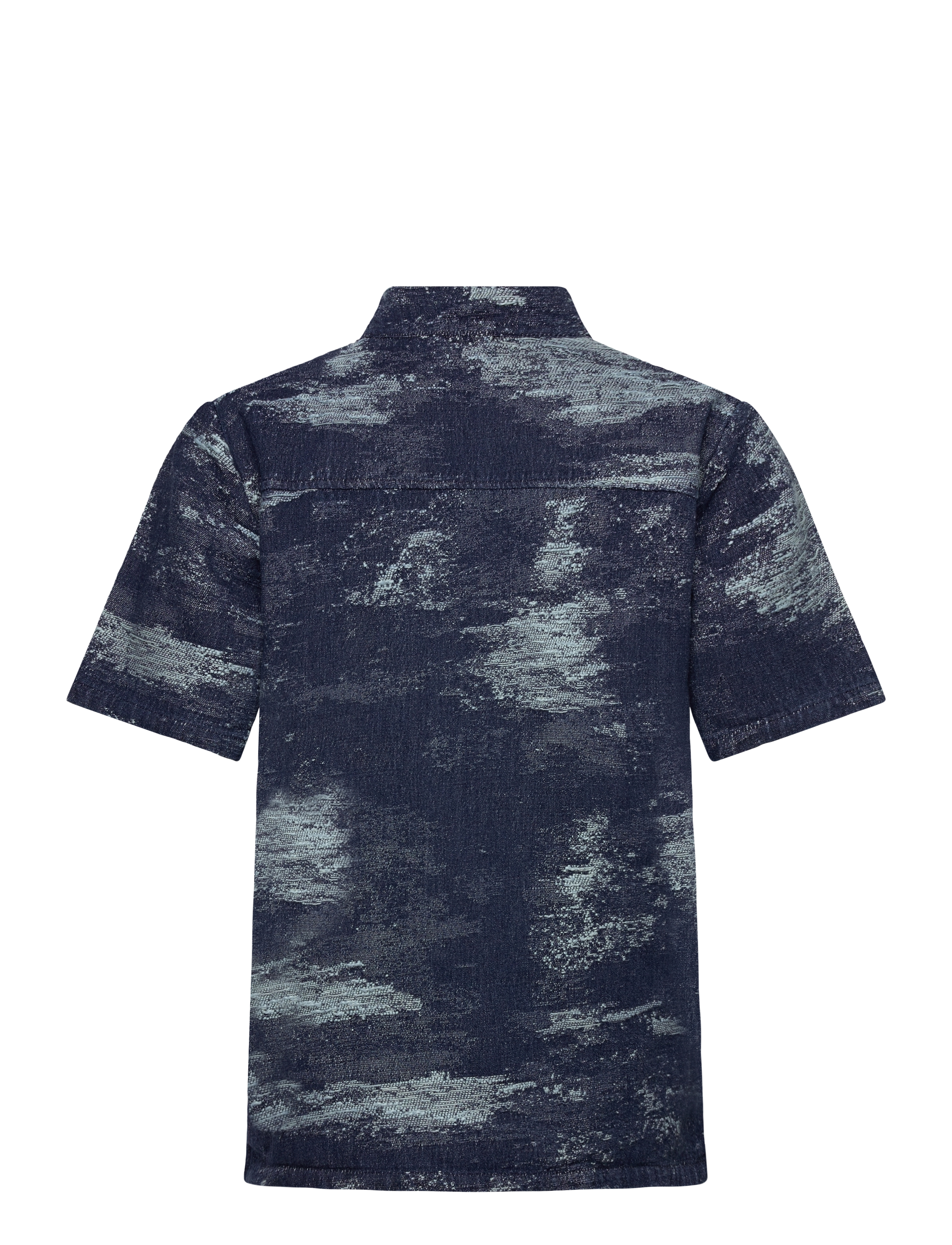 Anerkjendt - AKJESPER DENIM JACQ S/S KIMONO - lühikeste varrukatega särgid - sky captain - 1