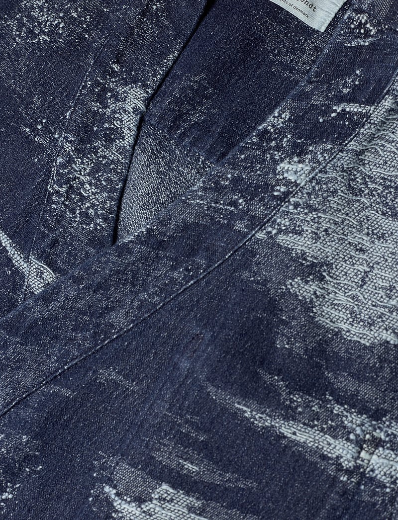 Anerkjendt - AKJESPER DENIM JACQ S/S KIMONO - kortærmede skjorter - sky captain - 2