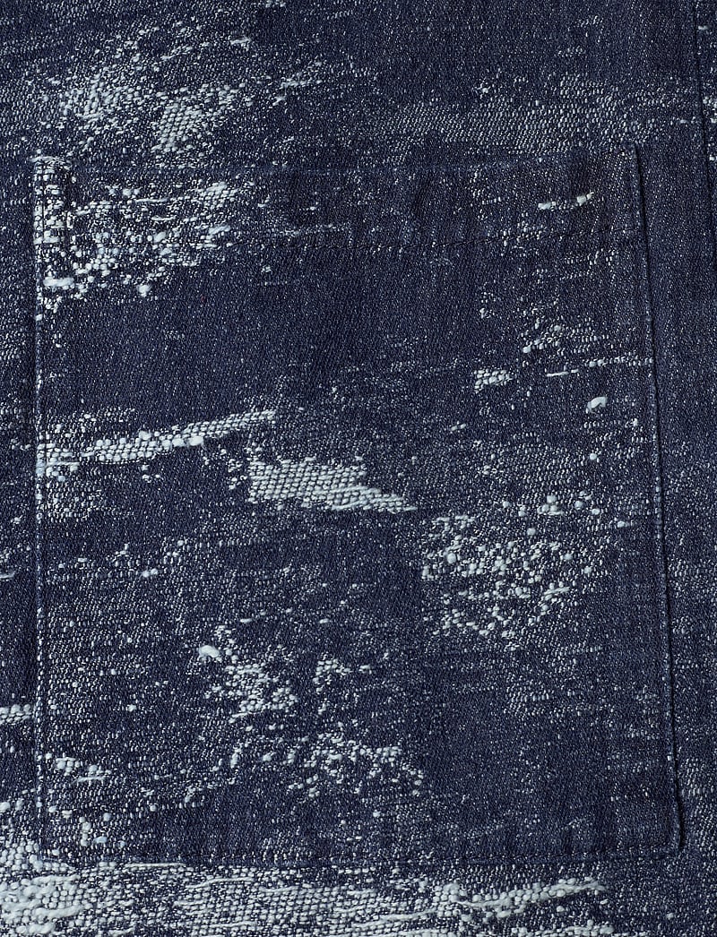 Anerkjendt - AKJESPER DENIM JACQ S/S KIMONO - kortærmede skjorter - sky captain - 3