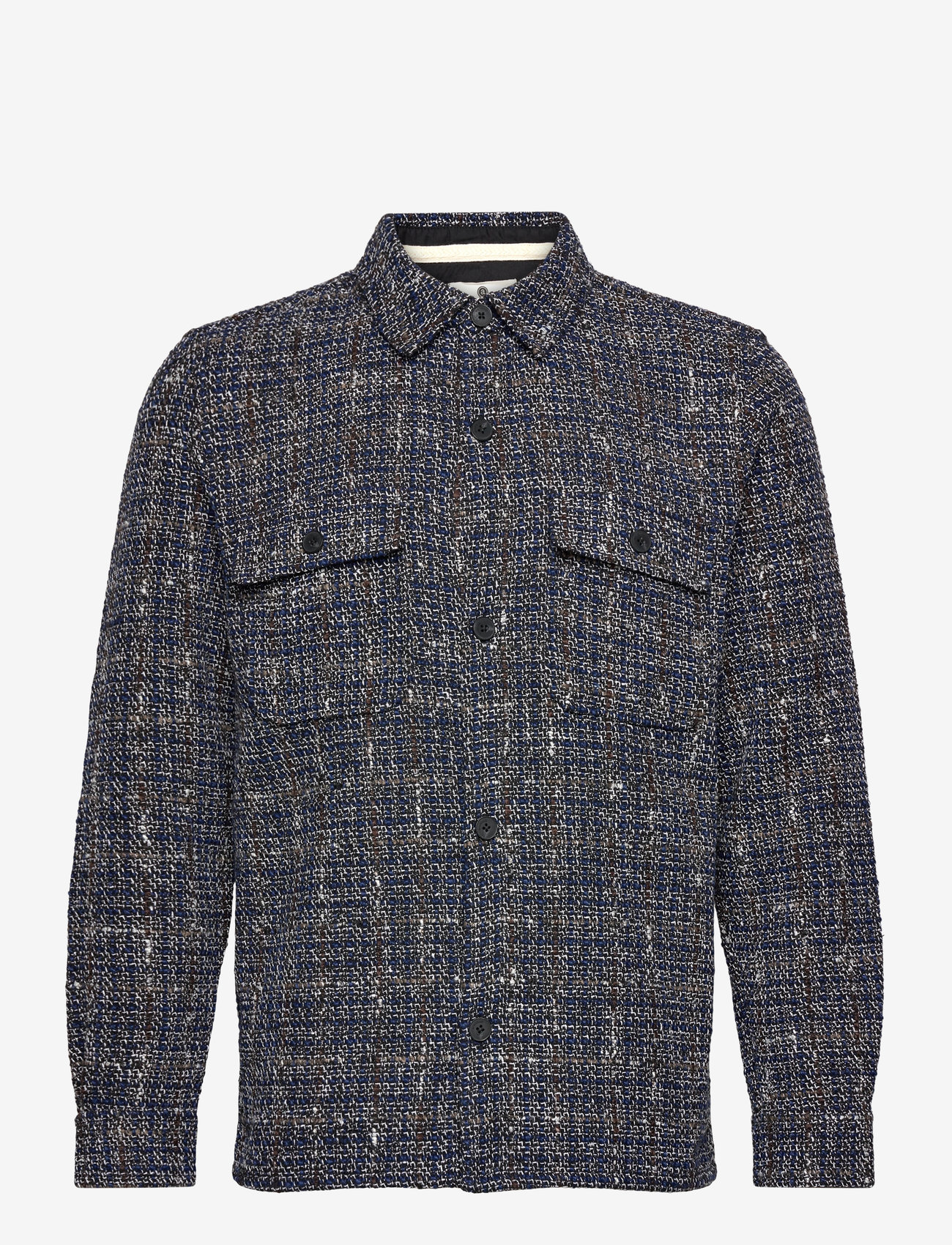 Anerkjendt - AKOSCAR BOUCLE OVERSHIRT - sky captain - 0