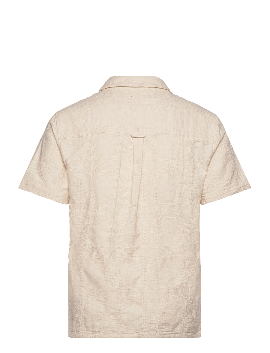 Anerkjendt - AKLEON CHECK PATTERN SS SHIRT - chemises à manches courtes - tofu - 1