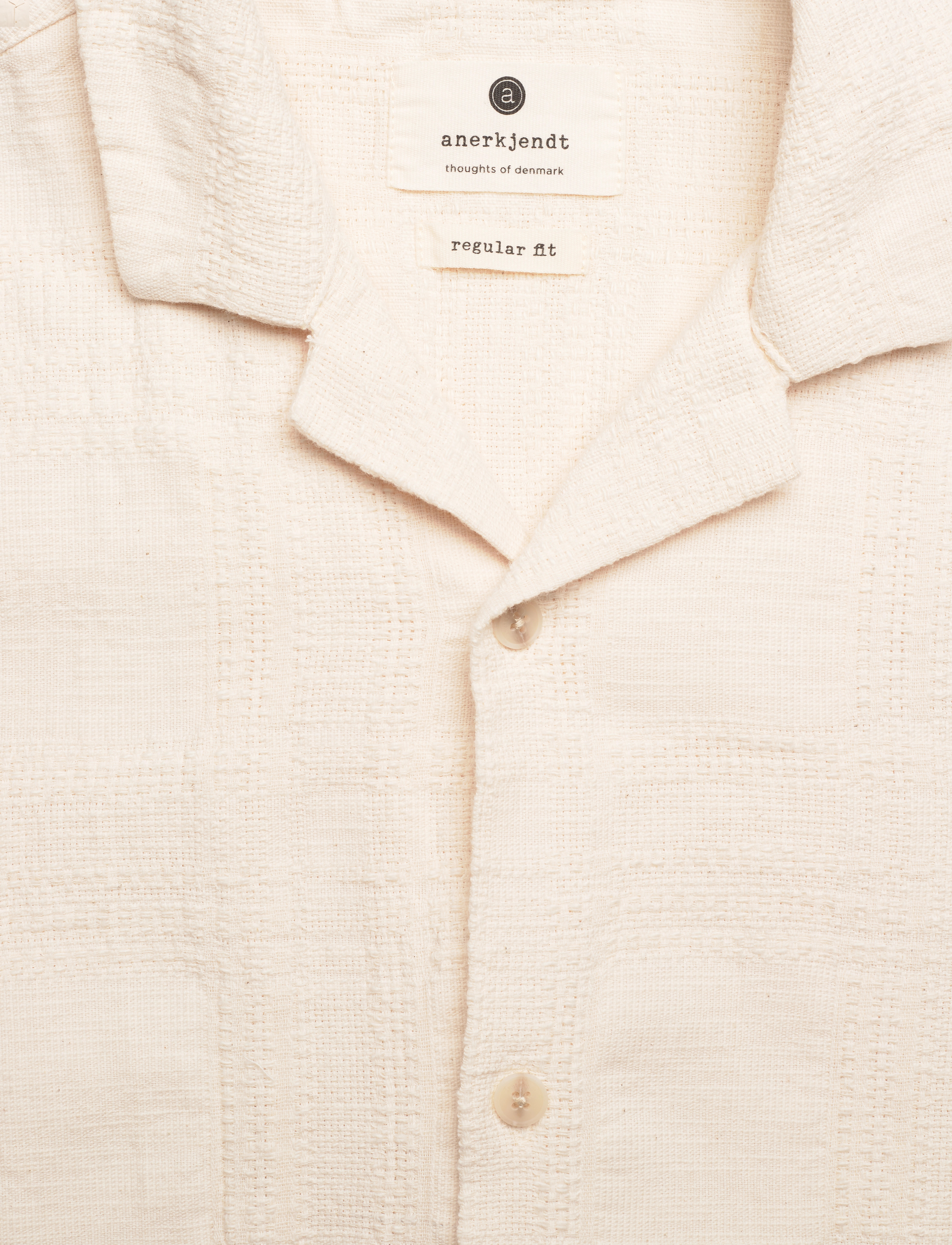 Anerkjendt - AKLEON CHECK PATTERN SS SHIRT - mehed - tofu - 2