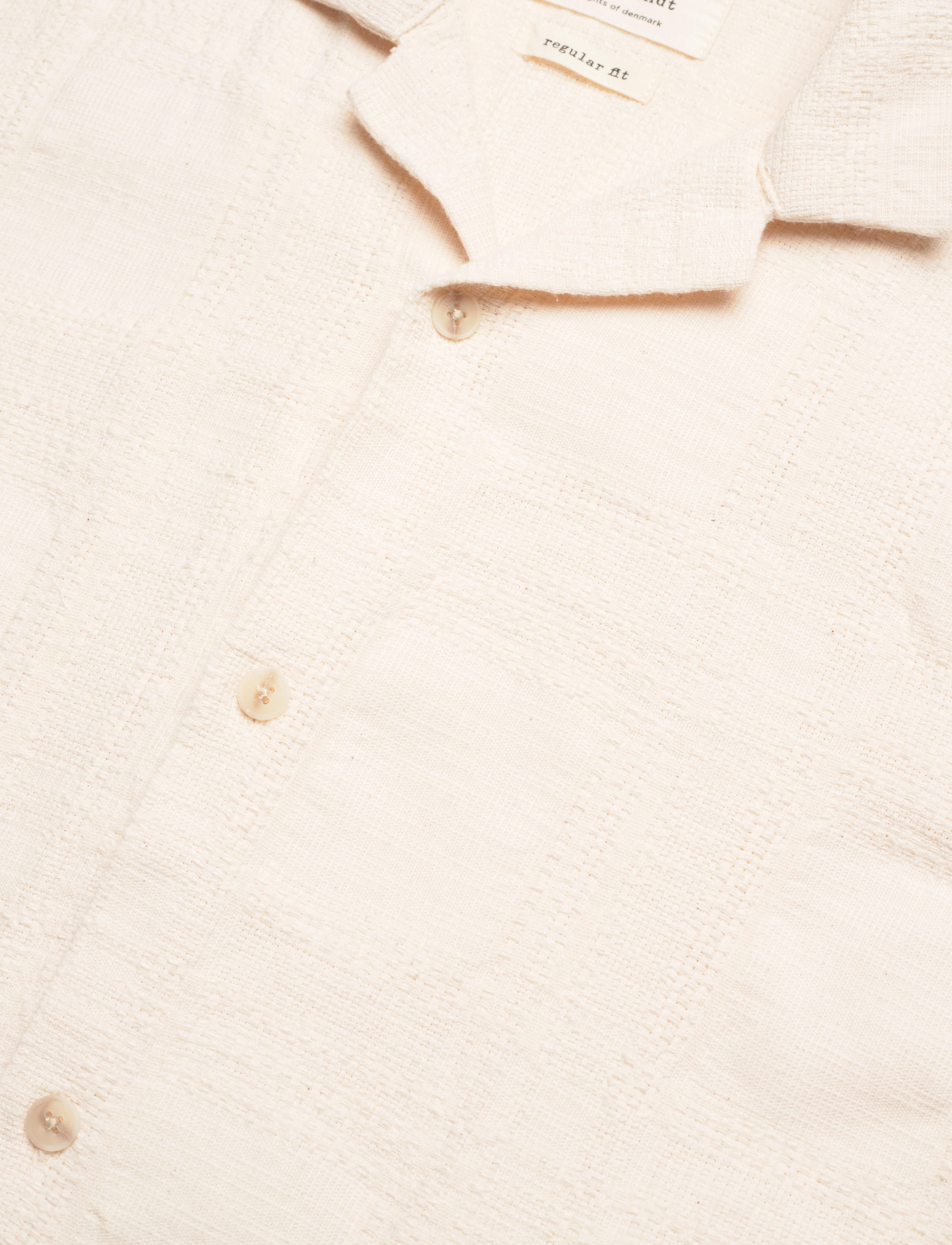 Anerkjendt - AKLEON CHECK PATTERN SS SHIRT - mehed - tofu - 3