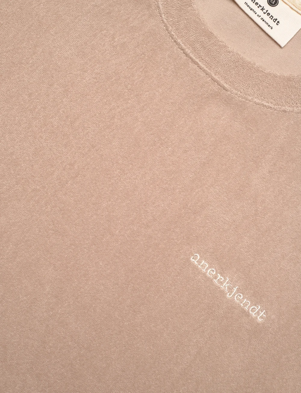 Anerkjendt - AKKIKKI FROTTE TEE - kurzärmelig - feather gray - 2