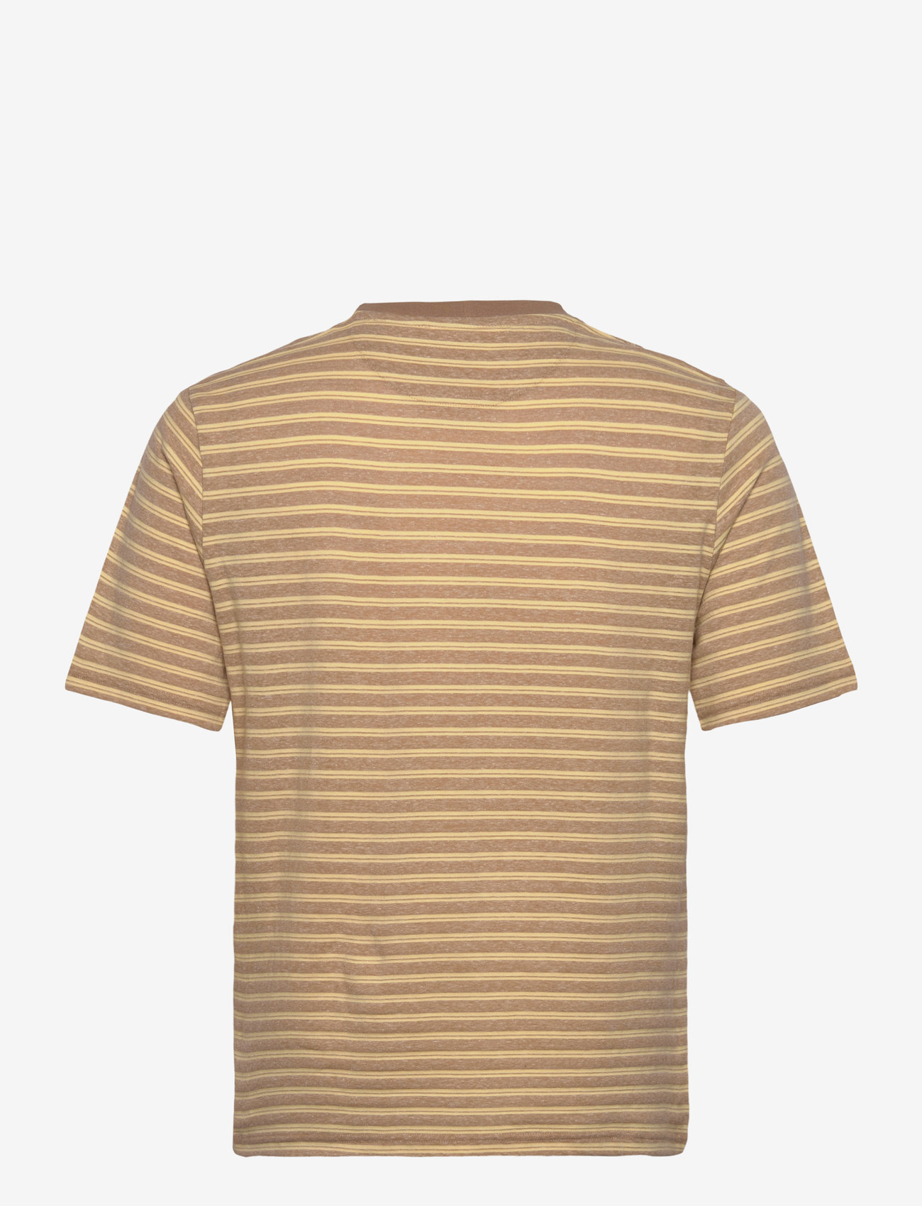 Anerkjendt - AKKIKKI COT/LINEN STRIPE TEE - herbstliche kleidung - incense - 1