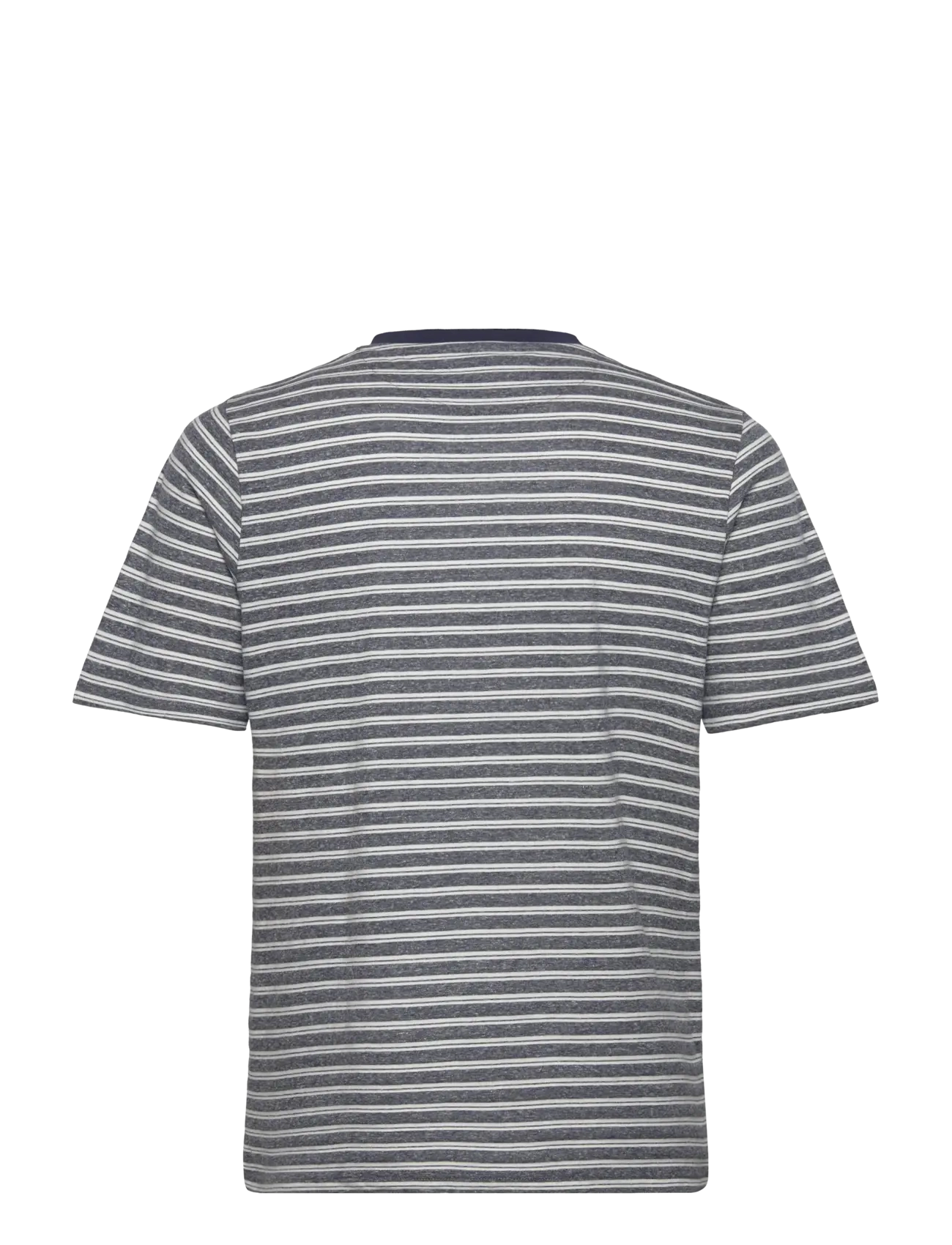 Anerkjendt - AKKIKKI COT/LINEN STRIPE TEE - korte mouwen - sky captain - 1
