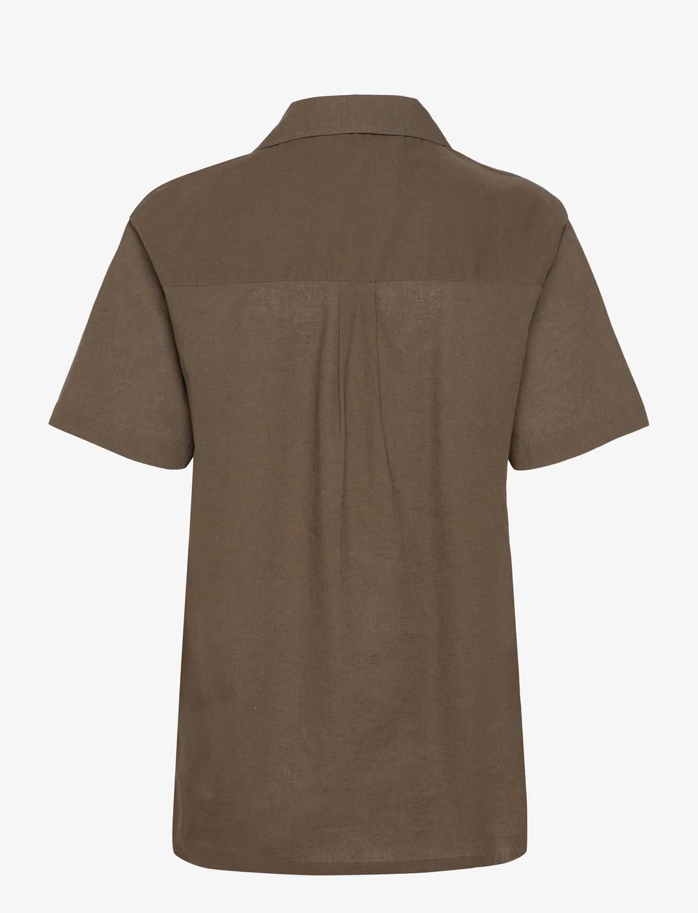 Anerkjendt - AKLEO S/S COT/LINEN SHIRT - hørskjorter - cub - 1