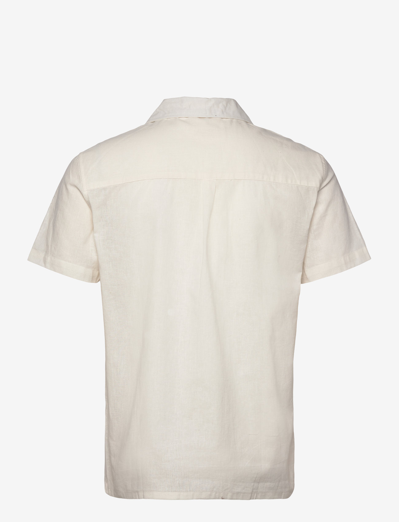 Anerkjendt - AKLEO S/S COT/LINEN SHIRT - linasest riidest särgid - tofu - 1
