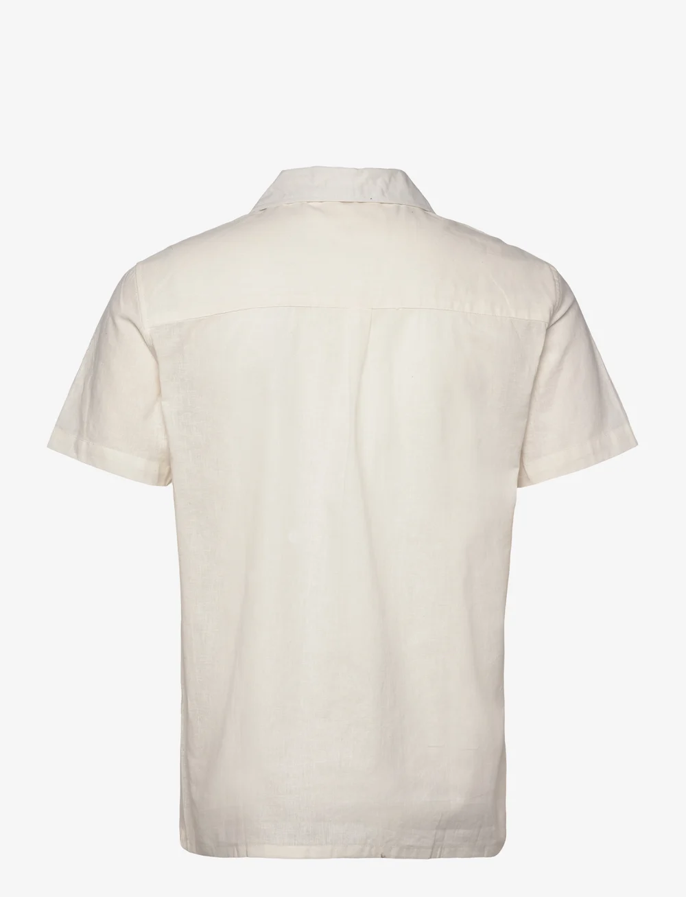 Anerkjendt - AKLEO S/S COT/LINEN SHIRT - hörskyrtur - tofu - 1