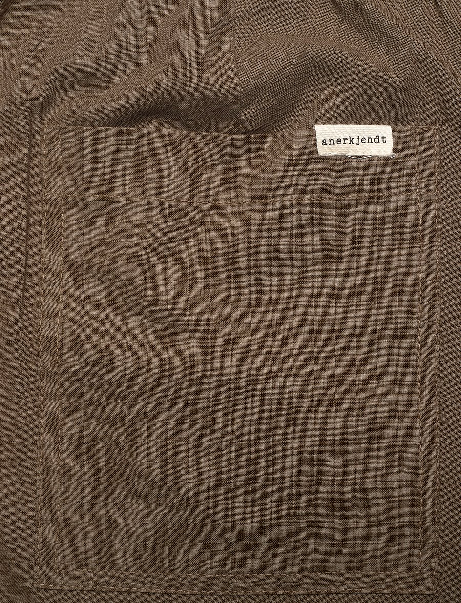 Anerkjendt - AKLT JAMES COT/LINEN ELA SHORTS - leinen-shorts - cub - 4