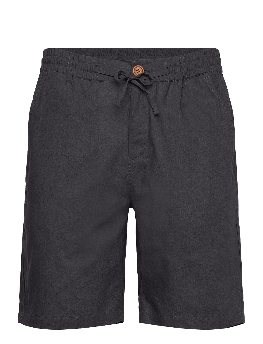 Anerkjendt - AKLT JAMES COT/LINEN ELA SHORTS - leinen-shorts - dark grey - 0