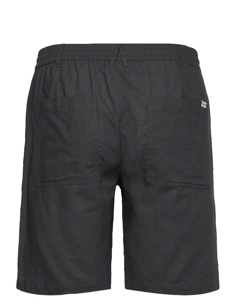 Anerkjendt - AKLT JAMES COT/LINEN ELA SHORTS - linneshorts - dark grey - 1