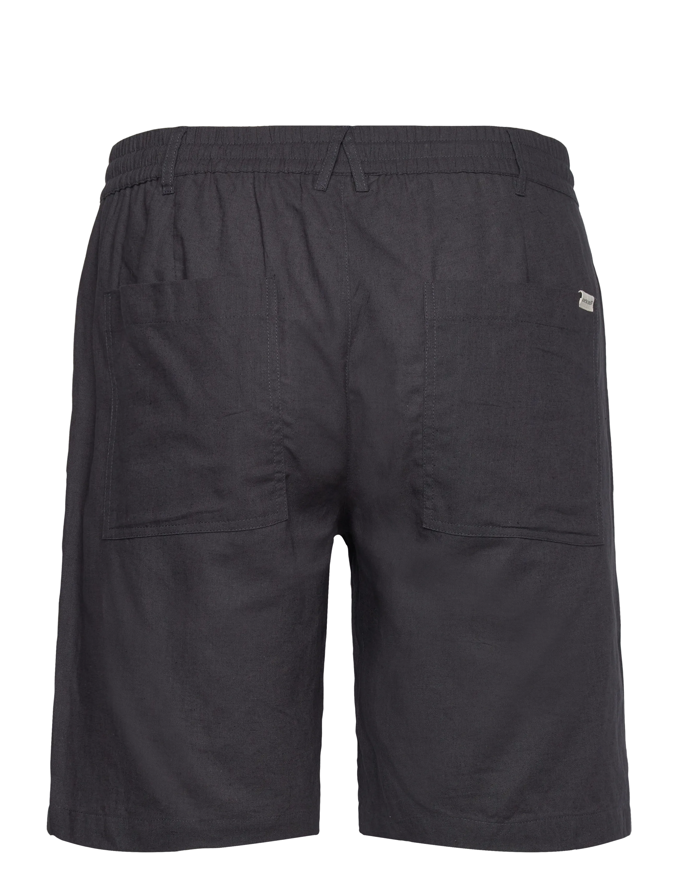 Anerkjendt - AKLT JAMES COT/LINEN ELA SHORTS - hørshorts - dark grey - 1