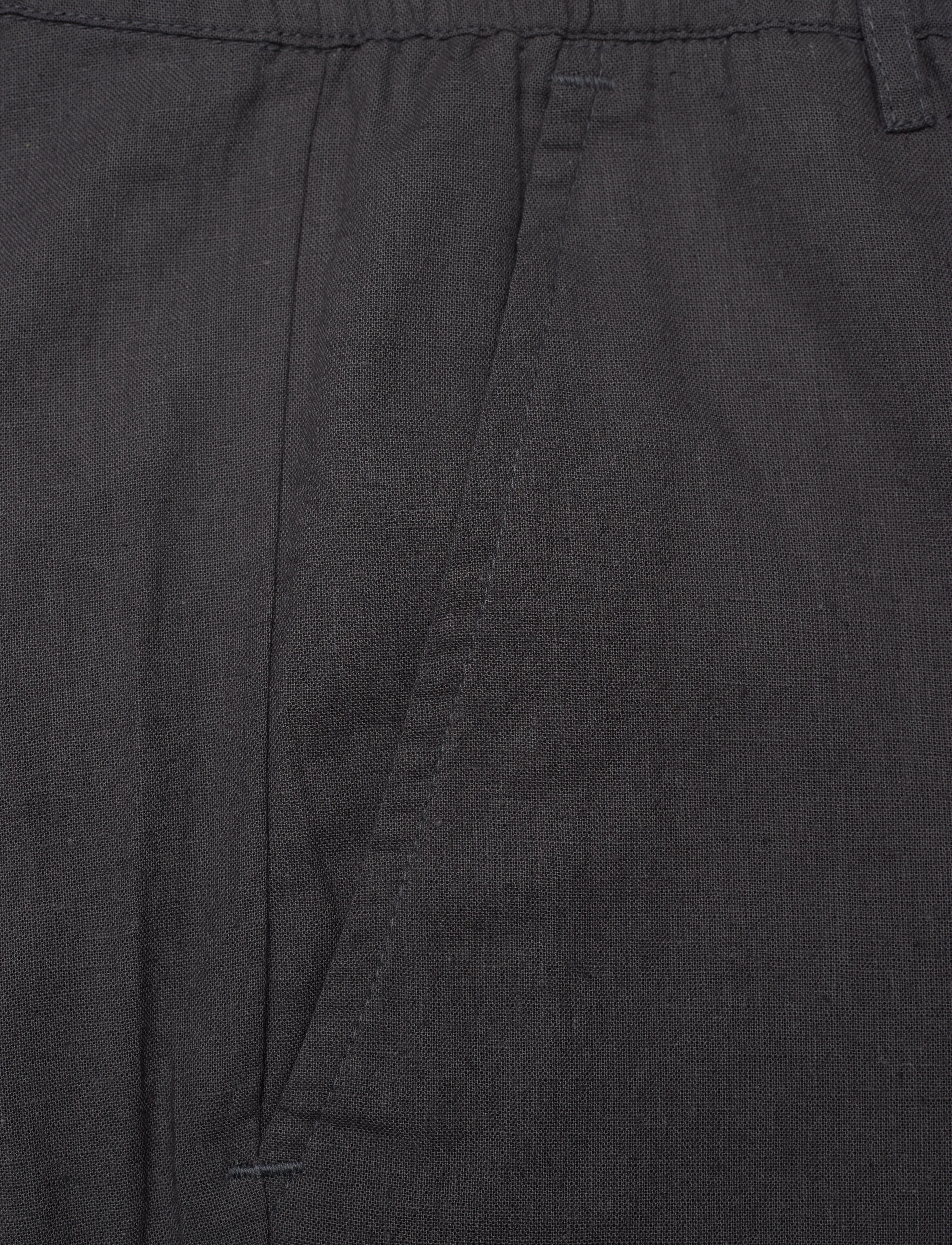 Anerkjendt - AKLT JAMES COT/LINEN ELA SHORTS - hørshorts - dark grey - 2