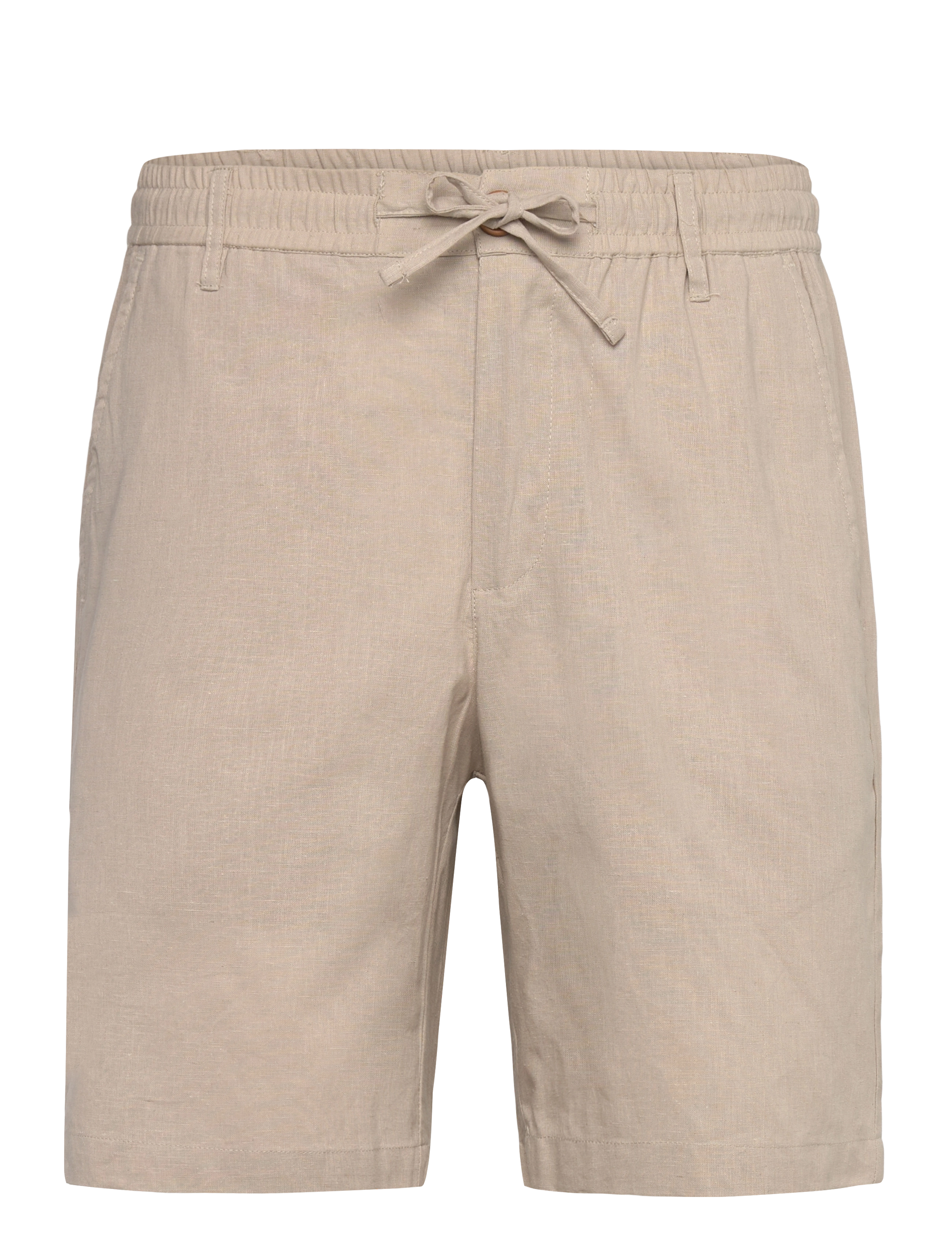 Anerkjendt AKLT JAMES COT/LINEN ELA SHORTS - Tøj - FEATHER GRAY / beige