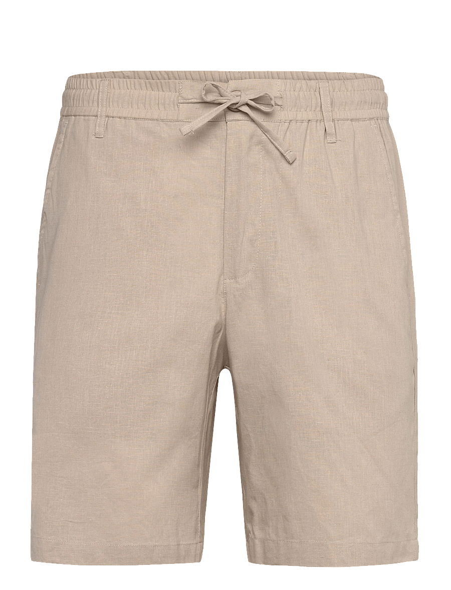 Anerkjendt - AKLT JAMES COT/LINEN ELA SHORTS - leinen-shorts - feather gray - 0
