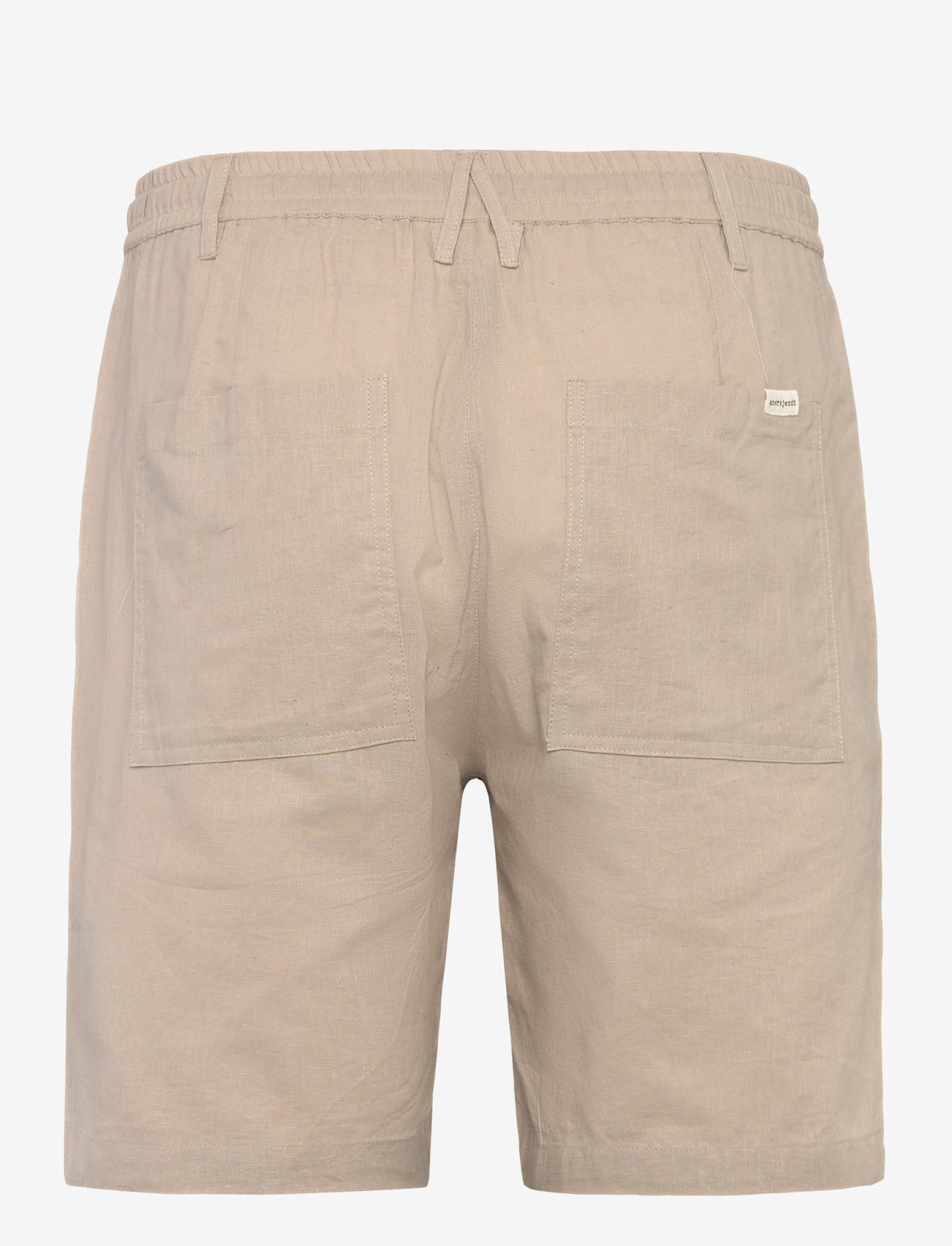Anerkjendt - AKLT JAMES COT/LINEN ELA SHORTS - linneshorts - feather gray - 1