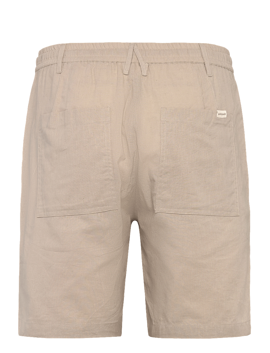 Anerkjendt - AKLT JAMES COT/LINEN ELA SHORTS - leinen-shorts - feather gray - 1