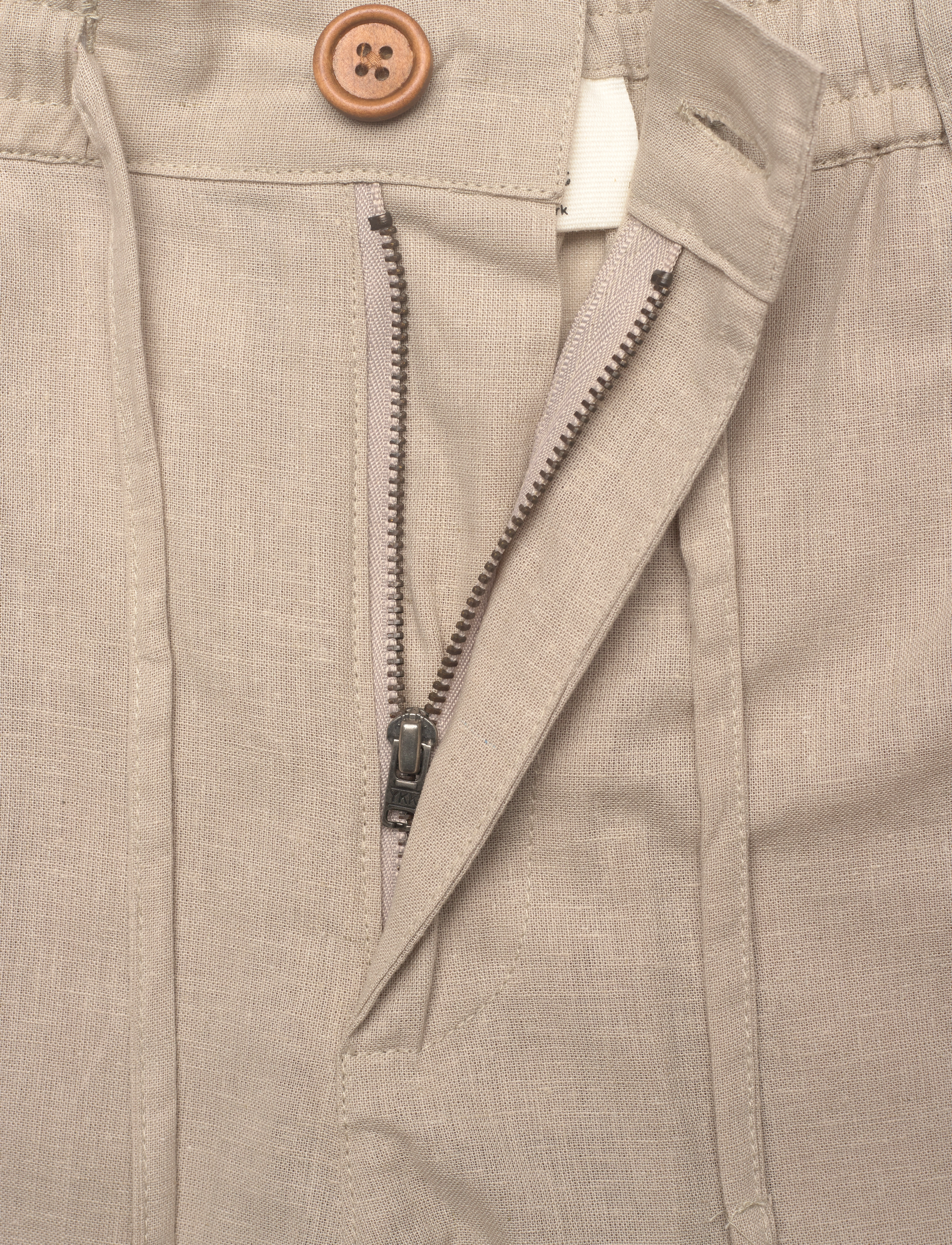 Anerkjendt - AKLT JAMES COT/LINEN ELA SHORTS - leinen-shorts - feather gray - 3