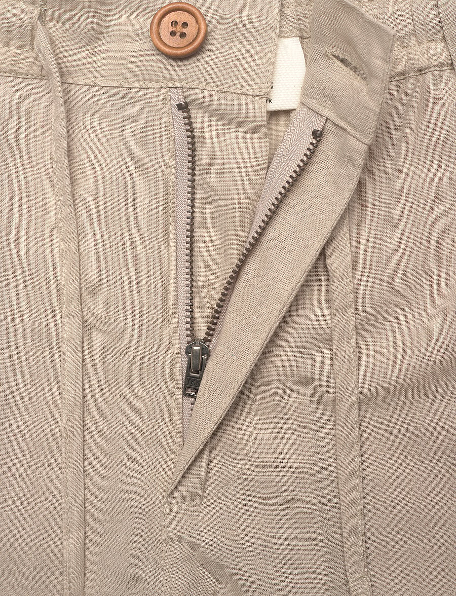 Anerkjendt - AKLT JAMES COT/LINEN ELA SHORTS - leinen-shorts - feather gray - 3