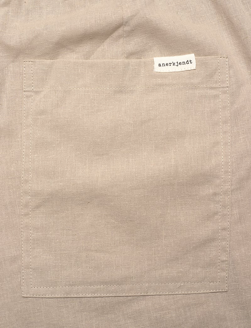 Anerkjendt - AKLT JAMES COT/LINEN ELA SHORTS - kiti variantai - feather gray - 4