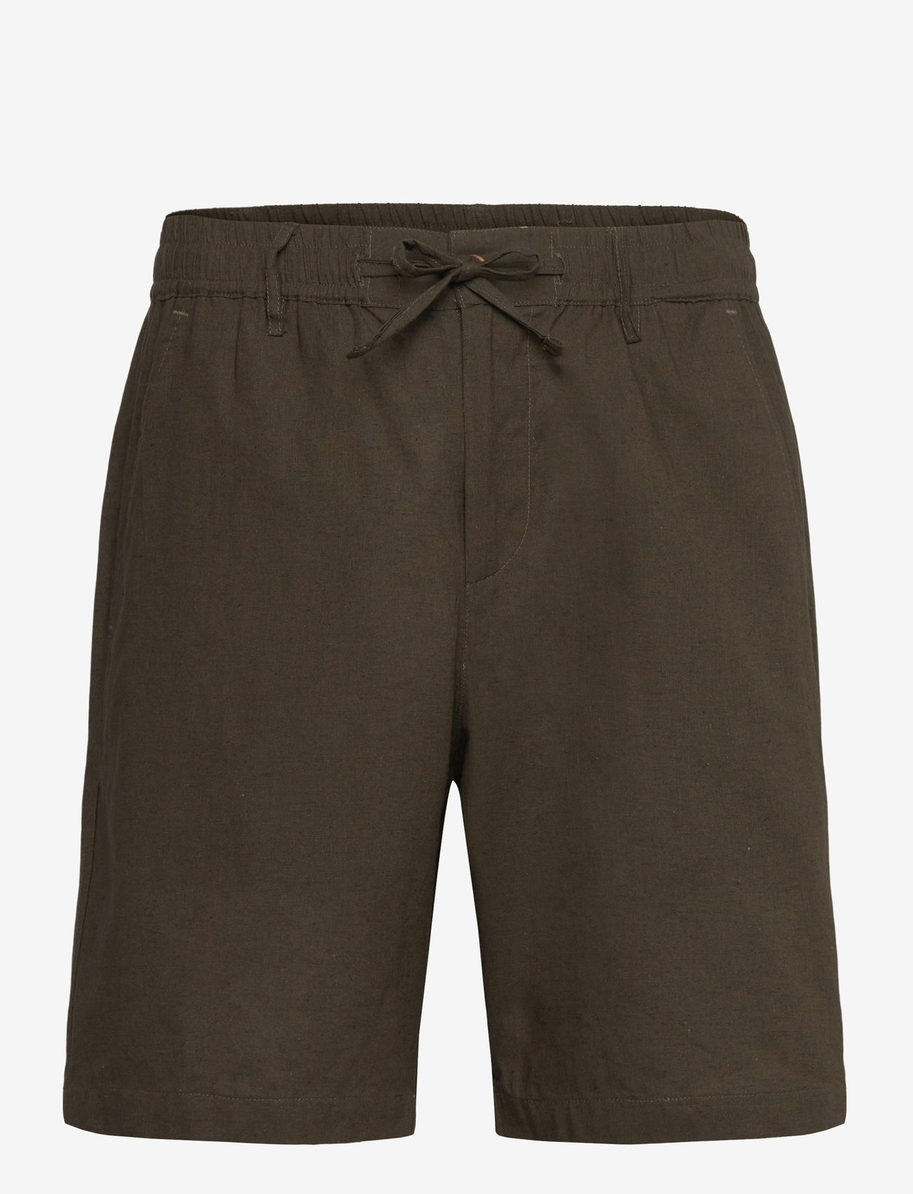 Anerkjendt - AKLT JAMES COT/LINEN ELA SHORTS - hørshorts - forest night - 0