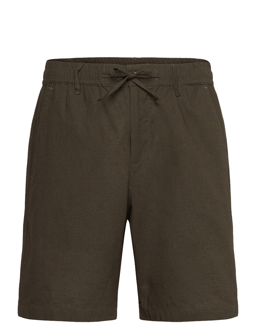 Anerkjendt - AKLT JAMES COT/LINEN ELA SHORTS - leinen-shorts - forest night - 0