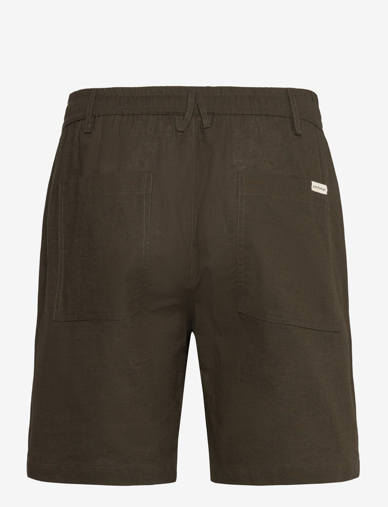 Anerkjendt - AKLT JAMES COT/LINEN ELA SHORTS - hørshorts - forest night - 1