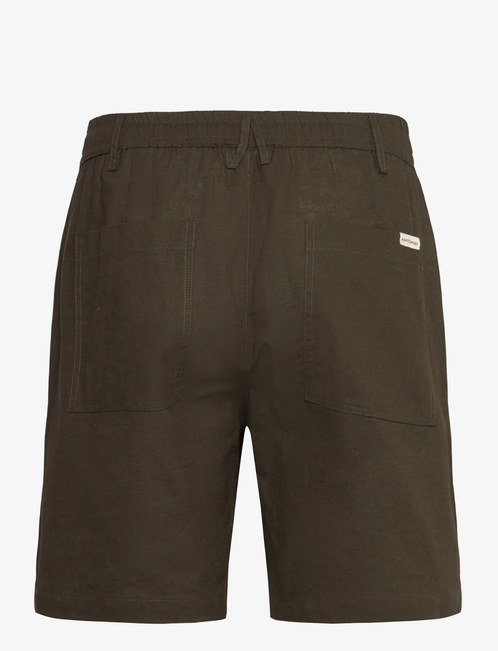 Anerkjendt - AKLT JAMES COT/LINEN ELA SHORTS - hørshorts - forest night - 1