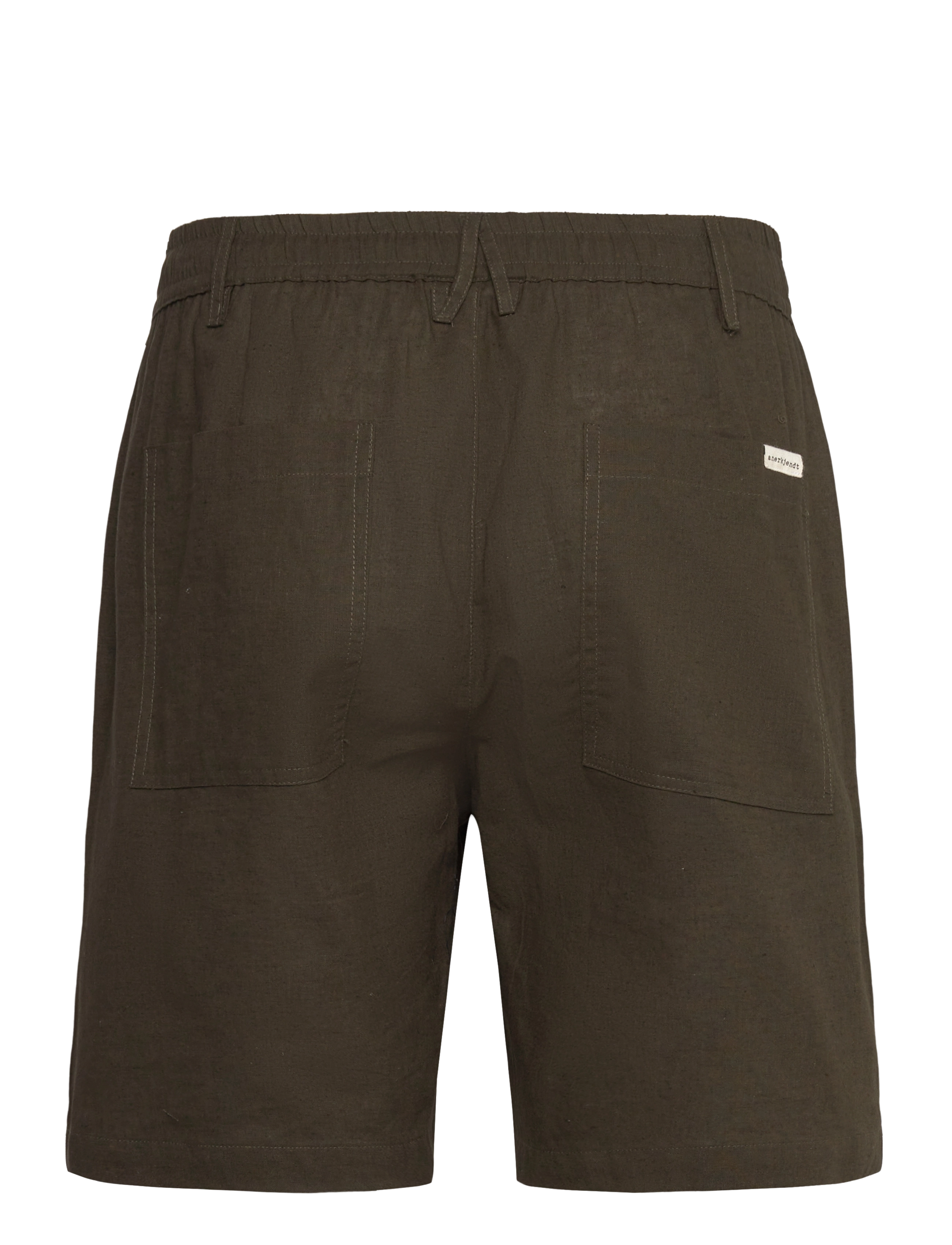 Anerkjendt - AKLT JAMES COT/LINEN ELA SHORTS - hørshorts - forest night - 1
