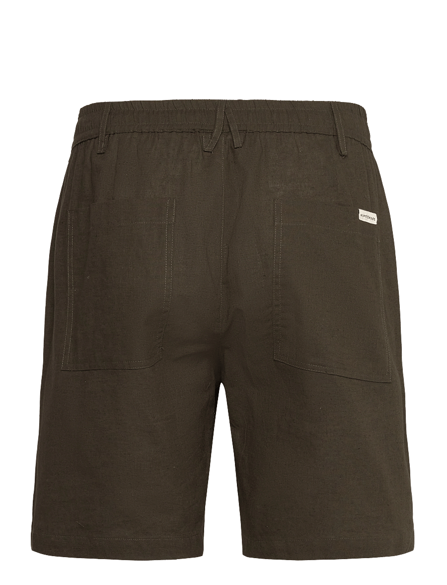 Anerkjendt - AKLT JAMES COT/LINEN ELA SHORTS - leinen-shorts - forest night - 1