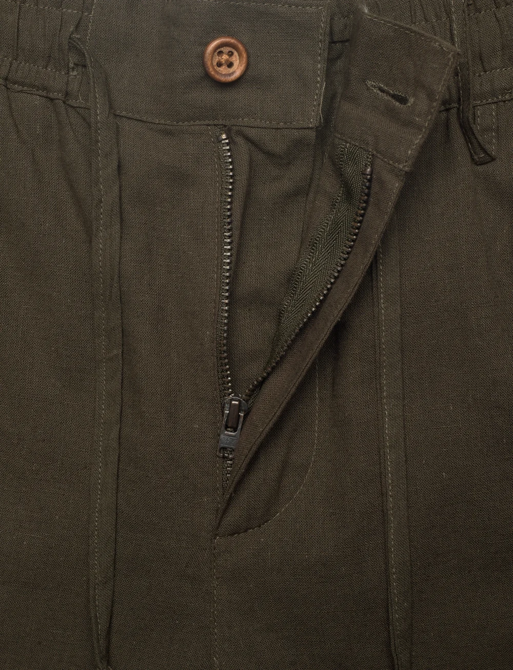 Anerkjendt - AKLT JAMES COT/LINEN ELA SHORTS - hørshorts - forest night - 3