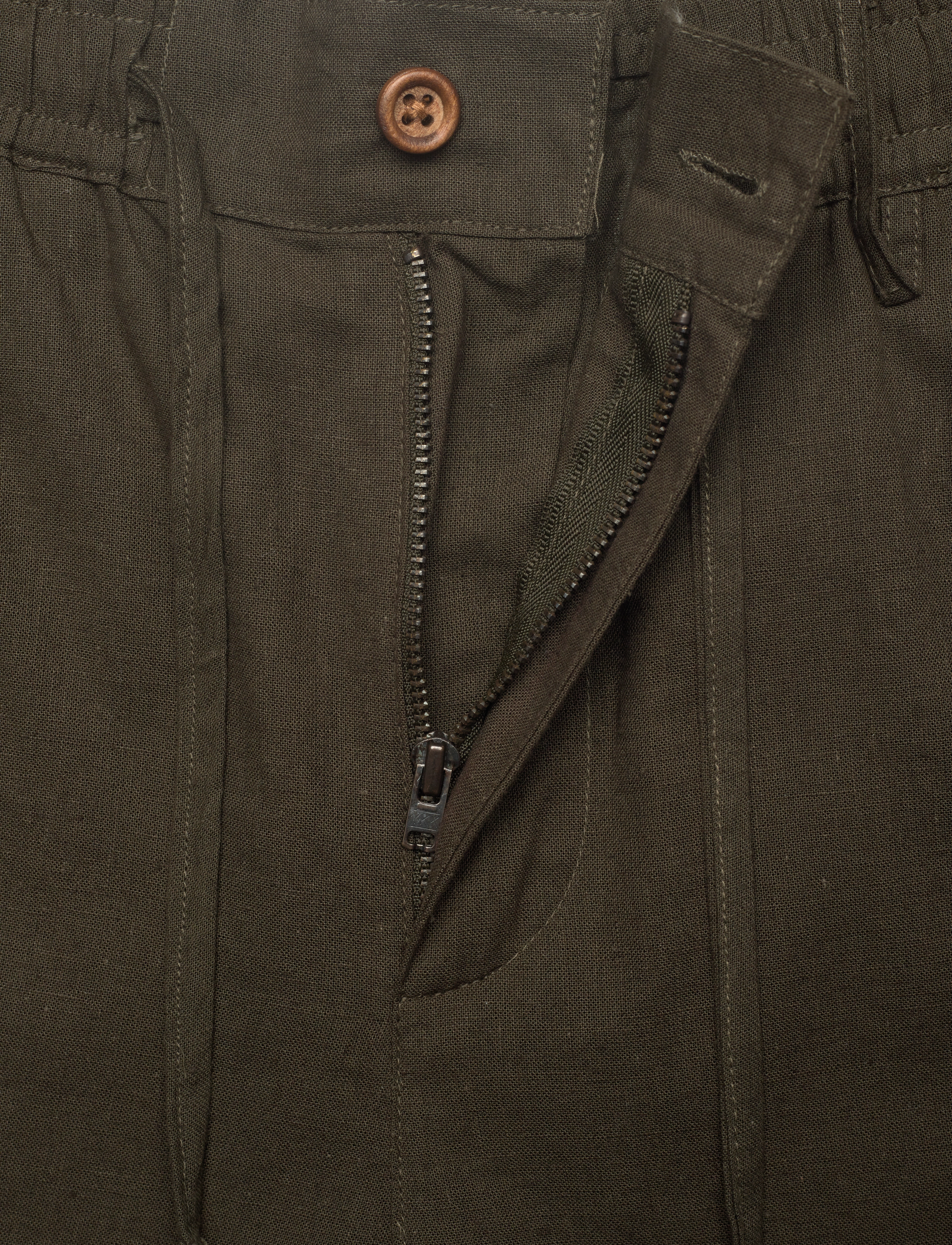 Anerkjendt - AKLT JAMES COT/LINEN ELA SHORTS - hørshorts - forest night - 3