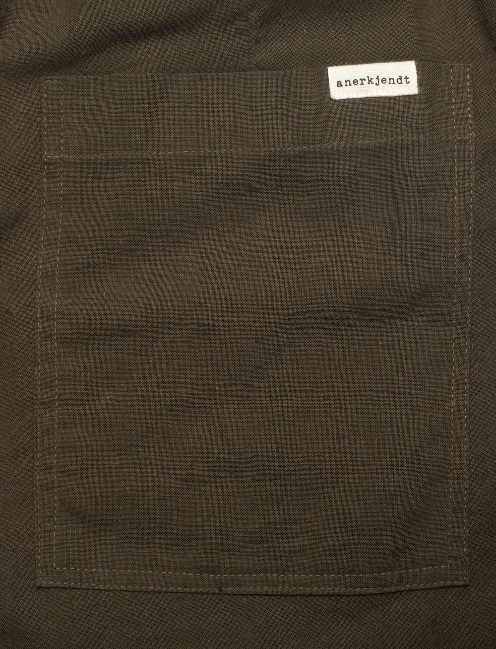Anerkjendt - AKLT JAMES COT/LINEN ELA SHORTS - hørshorts - forest night - 4