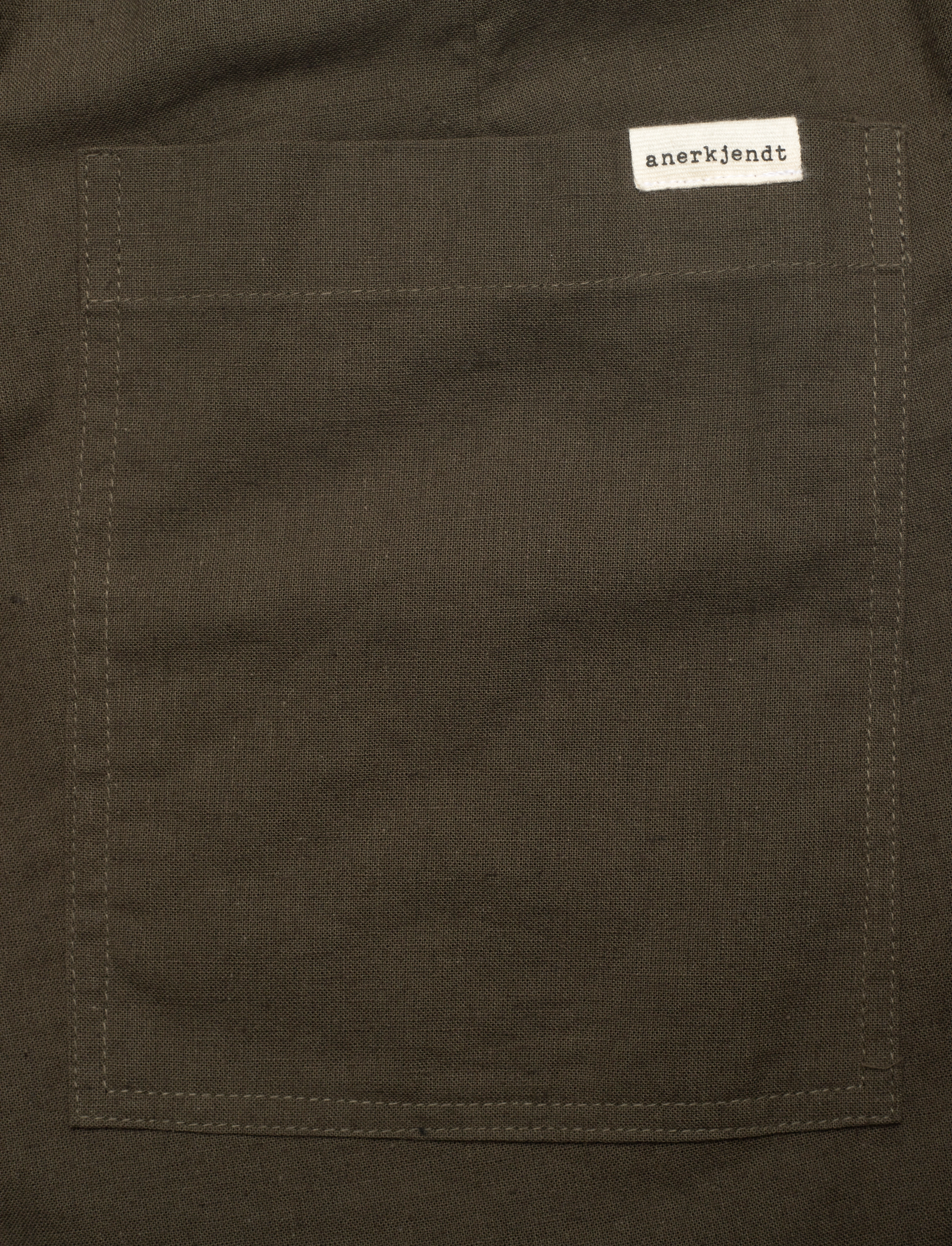 Anerkjendt - AKLT JAMES COT/LINEN ELA SHORTS - hørshorts - forest night - 4