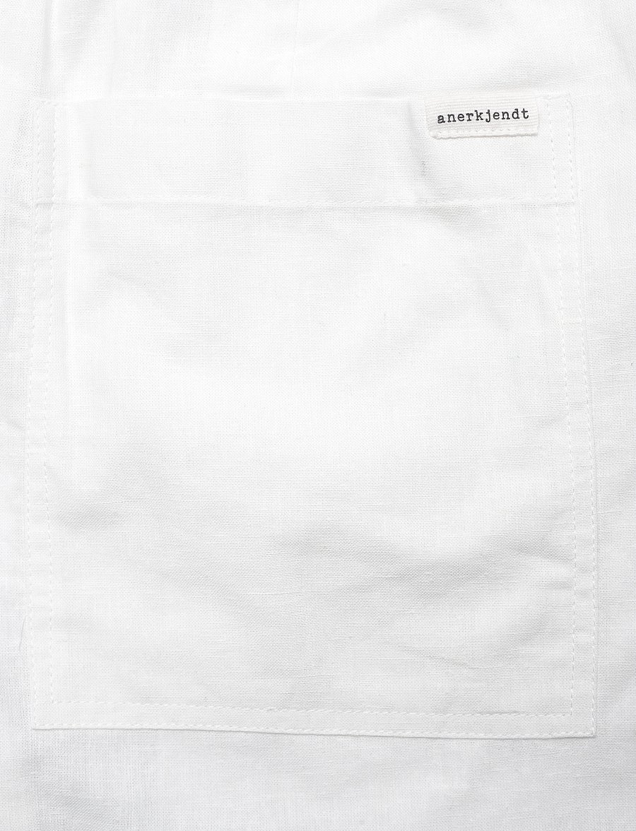 Anerkjendt - AKLT JAMES COT/LINEN ELA SHORTS - leinen-shorts - tofu - 4