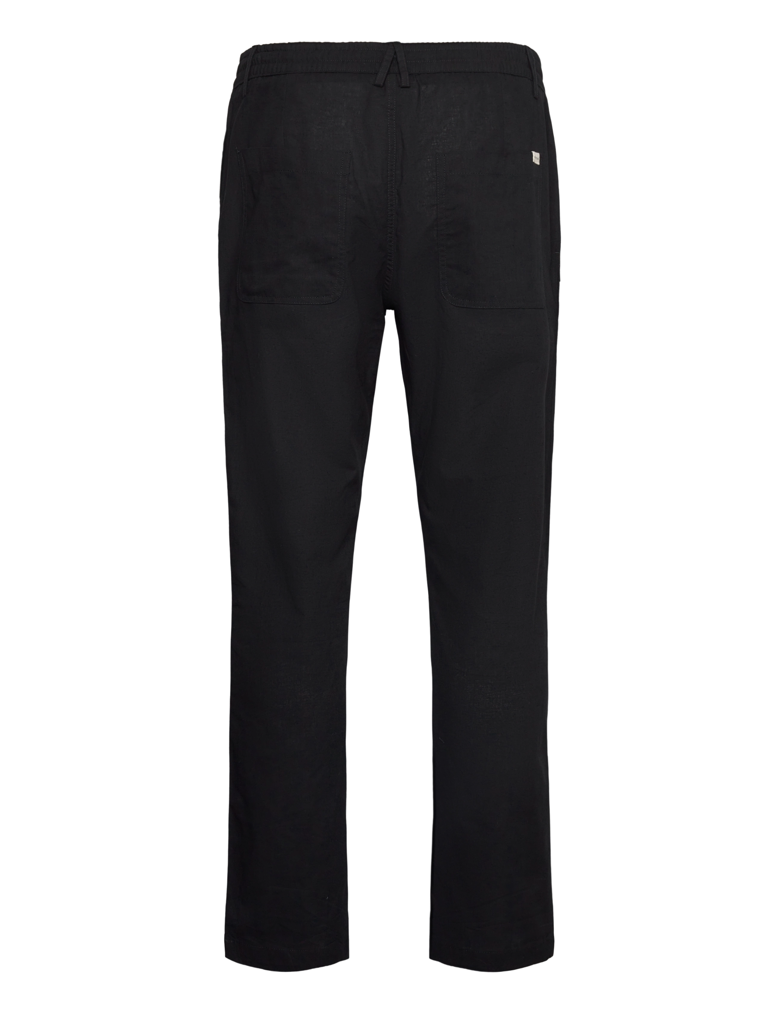 Anerkjendt - AKJAN COT/LINEN ELA PANTS - leinenhosen - caviar - 1