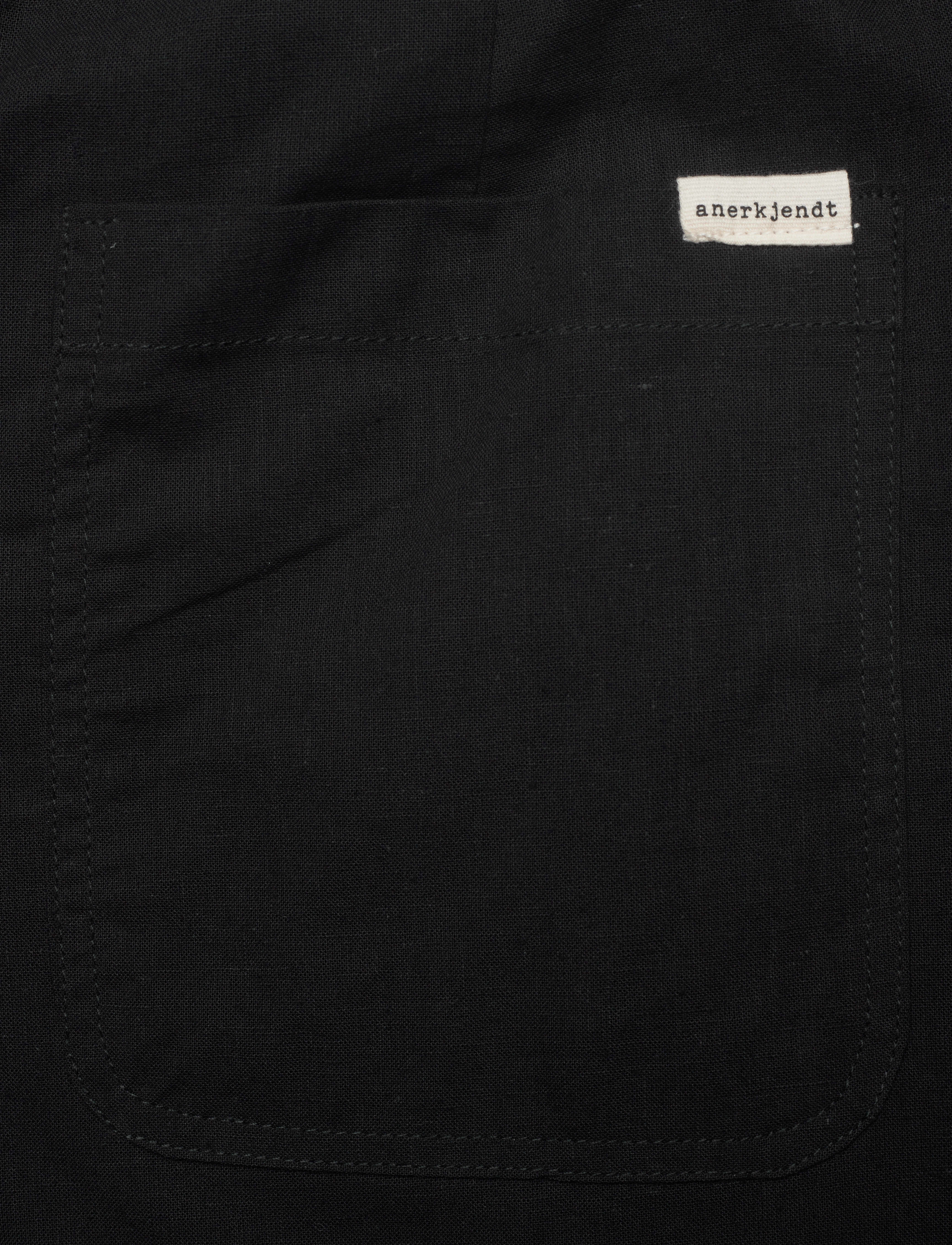 Anerkjendt - AKJAN COT/LINEN ELA PANTS - leinenhosen - caviar - 4