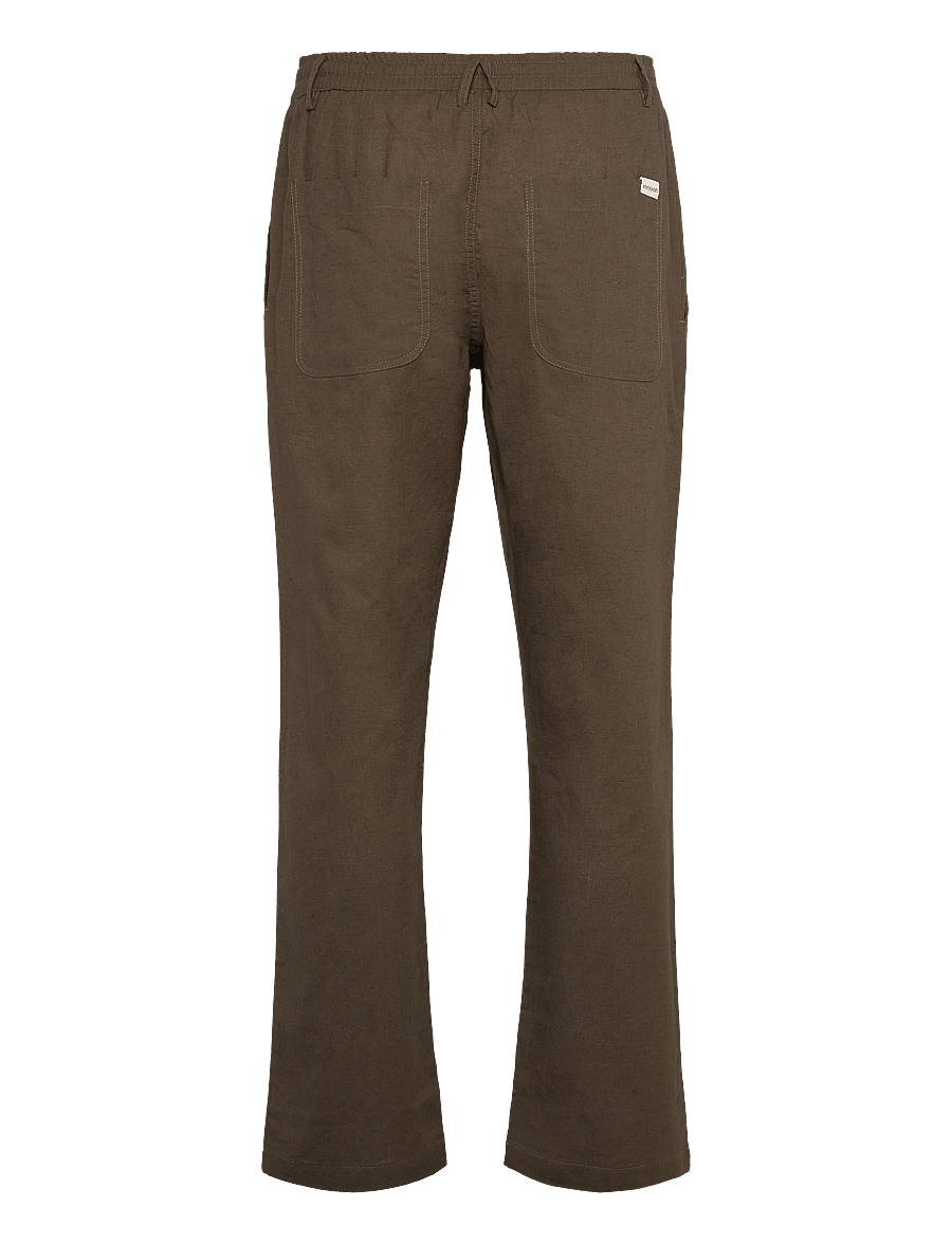 Anerkjendt - AKJAN COT/LINEN ELA PANTS - linen trousers - cub - 1
