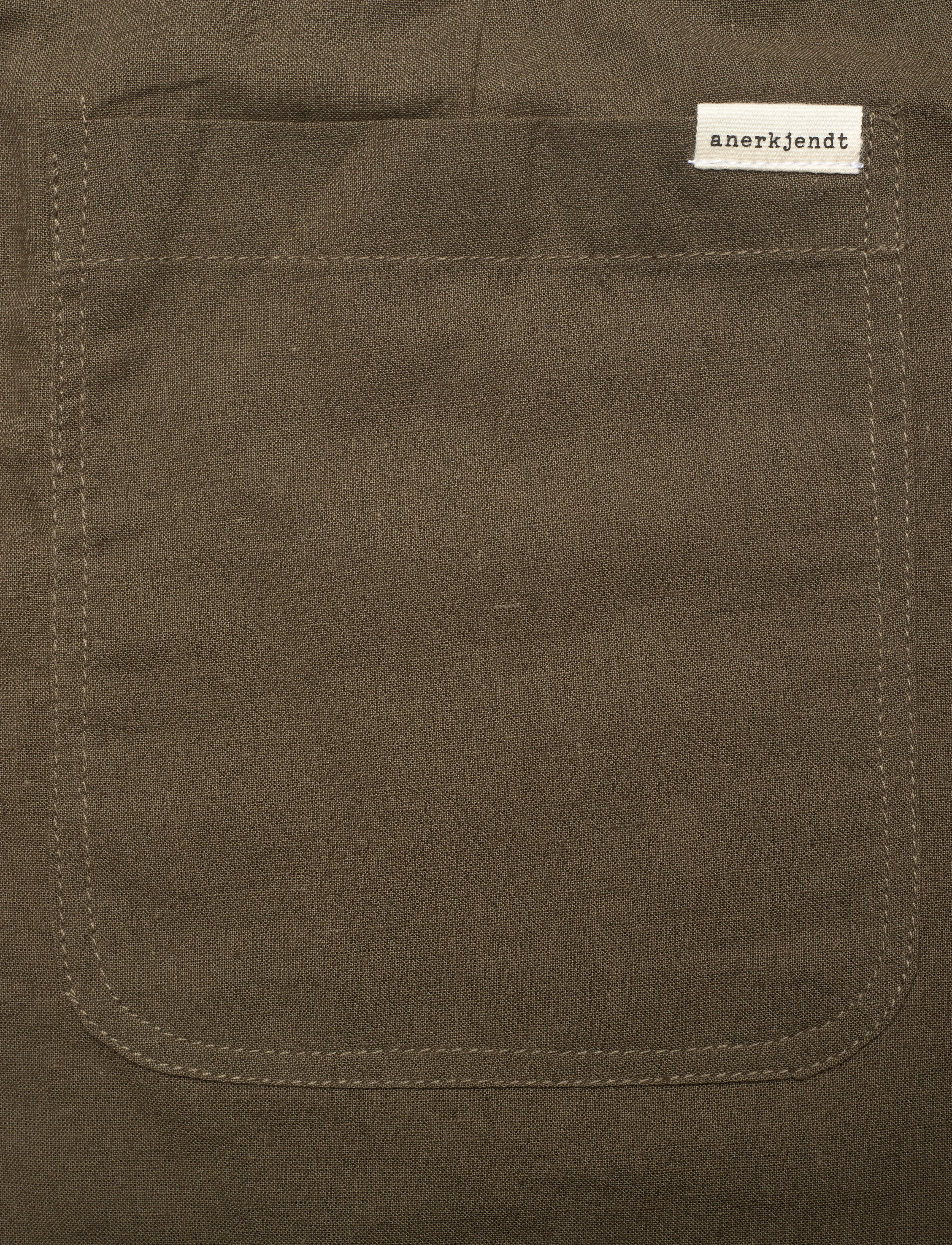 Anerkjendt - AKJAN COT/LINEN ELA PANTS - pantalons en lin - cub - 4