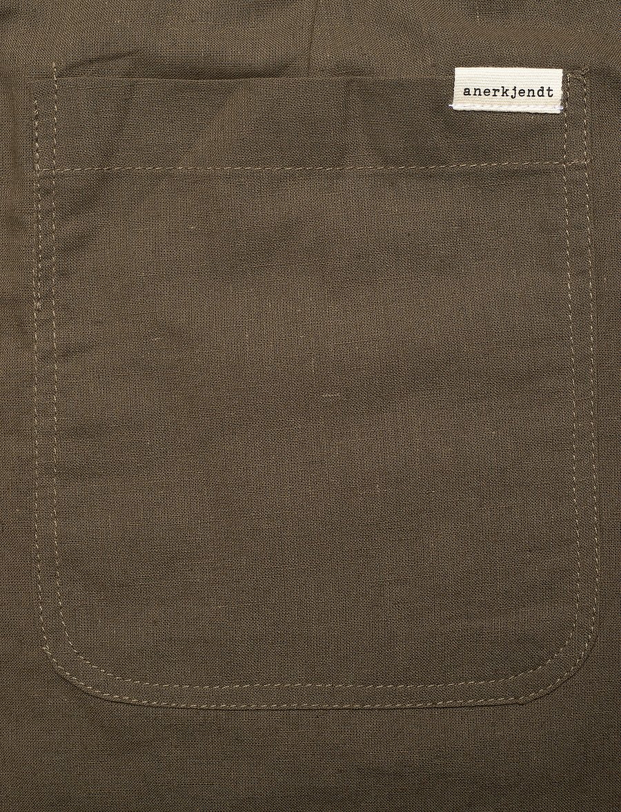 Anerkjendt - AKJAN COT/LINEN ELA PANTS - linen trousers - cub - 4